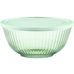 Pyrex® Colors Sculpted Tinted 2.3-quart Mixing Bowl with Lid, Green